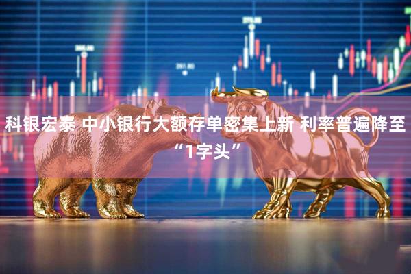 科银宏泰 中小银行大额存单密集上新 利率普遍降至“1字头”